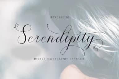 Serendipity Font by cropstudio — Script Handwritten Font — thumbnail 1
