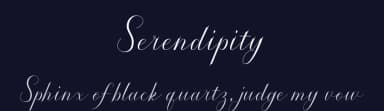 Serendipity by cropstudio — Script Handwritten Font — thumbnail 2