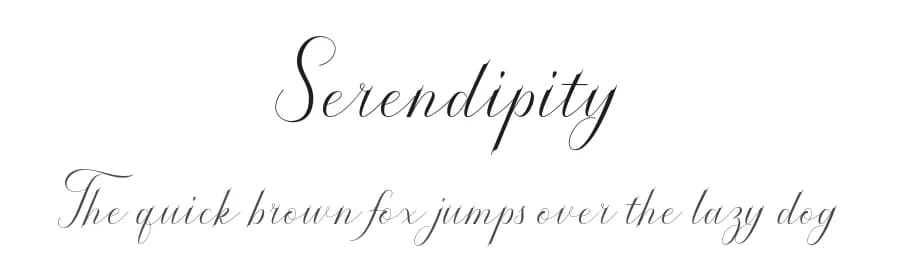 Serendipity by cropstudio — Script Handwritten Font