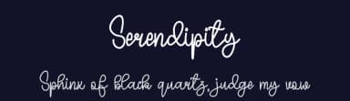 Serendipity by Supersemar Letter — Script Handwritten Font — thumbnail 2