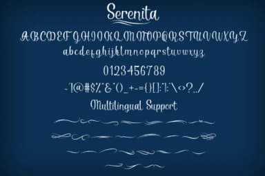 Serenita Font by Patricia (DMStd) — Script Handwritten Font — thumbnail 6