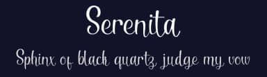 Serenita by DM Letter Studio - Dimas Prasetyo — Script Handwritten Font — thumbnail 2