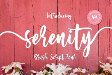 Serenity Script Font by Yumna_Type — Serif Font — thumbnail 1