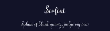 Serfent by YonType Studio — Script Handwritten Font — thumbnail 2