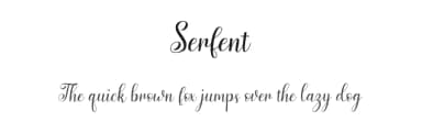 Serfent by YonType Studio — Script Handwritten Font — thumbnail 1