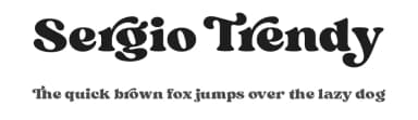 Sergio Trendy by Kulokale Studio — Serif Font — thumbnail 1