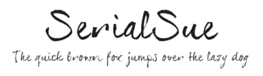 SerialSue by JOEBOB graphics — Script Handwritten Font — thumbnail 1