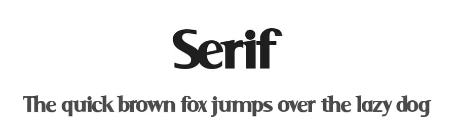 Serif by Jürgen Geiger — Serif Font