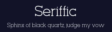 Seriffic by Chequered Ink — Serif Font — thumbnail 2