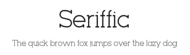 Seriffic by Chequered Ink — Serif Font — thumbnail 1