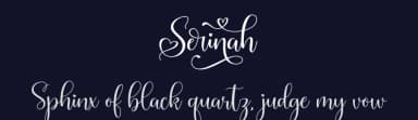 Serinah by Hamzah Muhamad Ihsan — Script Handwritten Font — thumbnail 2