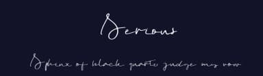 Serious by Mariyana — Script Handwritten Font — thumbnail 2