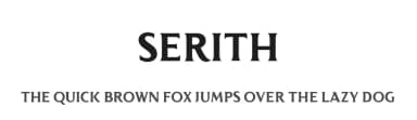 Serith by Sharkshock — Serif Font — thumbnail 1