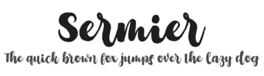Sermier by Rochart Studio — Script Handwritten Font — thumbnail 1