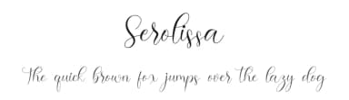 Serolissa by NanaNissa — Script Handwritten Font — thumbnail 1