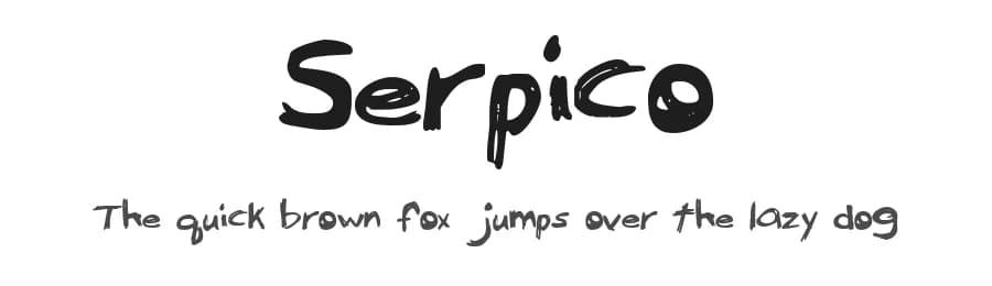 Serpico by Screaming Fonts — Script Handwritten Font