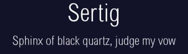Sertig by Dannci — Sans Serif Font — thumbnail 2