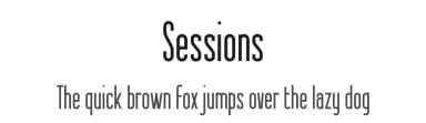 Sessions by Michael Muranaka — Sans Serif Font — thumbnail 1