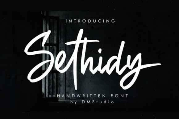 Sethidy Font by dmletter31 — Script Handwritten Font