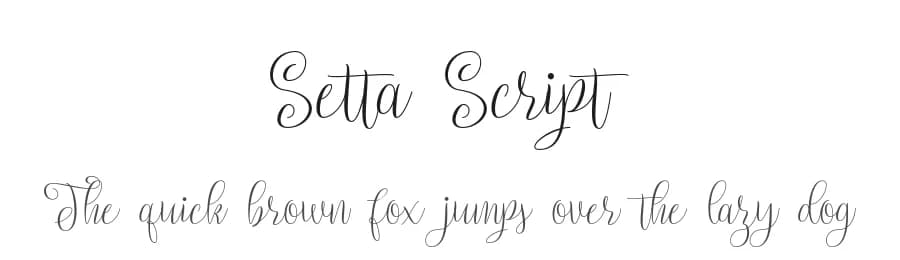 Setta Script by Ianmikraz — Script Handwritten Font