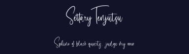 Settary Tenjutsu by StringLabs Creative Studio — Script Handwritten Font — thumbnail 2