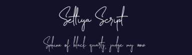 Settiya Script by Arie Iskandar — Script Handwritten Font — thumbnail 2