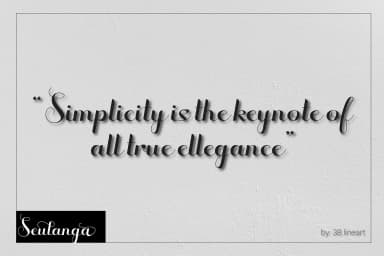 Seulanga Font by 38.lineart by 38.lineart — Script Handwritten Font — thumbnail 4