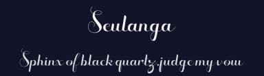 Seulanga by 38.lineart — Script Handwritten Font — thumbnail 2