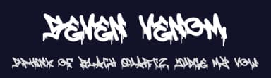 Seven Venom by Cikareotype Studio — Script Handwritten Font — thumbnail 2