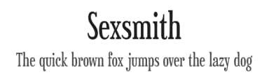 Sexsmith by Typodermic Fonts — Serif Font — thumbnail 1