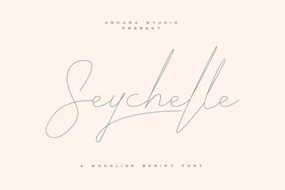 Seychelle Font by arkara — Script Handwritten Font