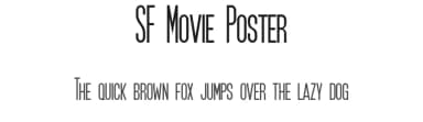 SF Movie Poster by ShyFonts — Sans Serif Font — thumbnail 1