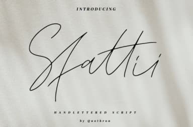 Sfattii Font by it_was_a_good_day — Script Handwritten Font — thumbnail 1