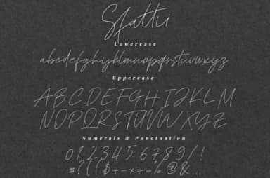 Sfattii Font by it_was_a_good_day — Script Handwritten Font — thumbnail 7