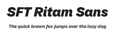 SFT Ritam Sans by Schrifteria Foundry — Sans Serif Font — thumbnail 1