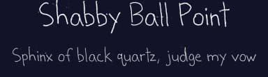 Shabby Ball Point by Anchor Fonts — Script Handwritten Font — thumbnail 2