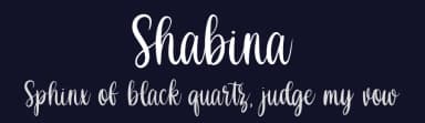 Shabina by Abo Daniel Studio — Script Handwritten Font — thumbnail 2
