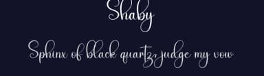 Shaby by Harlek Studio — Script Handwritten Font — thumbnail 2