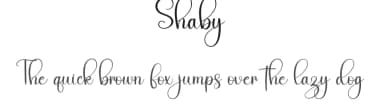Shaby by Harlek Studio — Script Handwritten Font — thumbnail 1