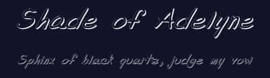 Shade of Adelyne by philing.net — Script Handwritten Font — thumbnail 2