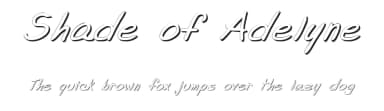 Shade of Adelyne by philing.net — Script Handwritten Font — thumbnail 1