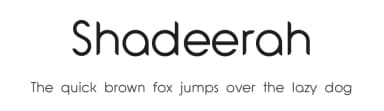 Shadeerah by ARToni — Sans Serif Font — thumbnail 1