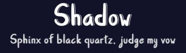 Shadow by Ni Luh Purnamawati — Script Handwritten Font — thumbnail 2
