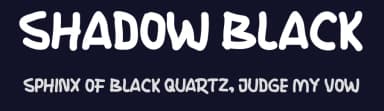 Shadow Black by share font — Script Handwritten Font — thumbnail 2