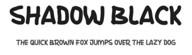 Shadow Black by share font — Script Handwritten Font — thumbnail 1