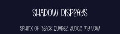 Shadow Displays by Andi Moz — Script Handwritten Font — thumbnail 2