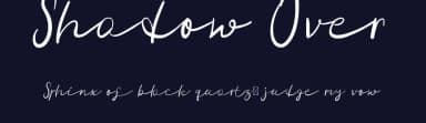 Shadow Over by Edric Studio — Script Handwritten Font — thumbnail 2