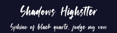 Shadows Highstter by Letterena Studios — Script Handwritten Font — thumbnail 2
