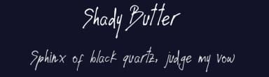 Shady Butter by Moontesk — Script Handwritten Font — thumbnail 2
