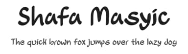 Shafa Masyic by Origin Type — Script Handwritten Font — thumbnail 1